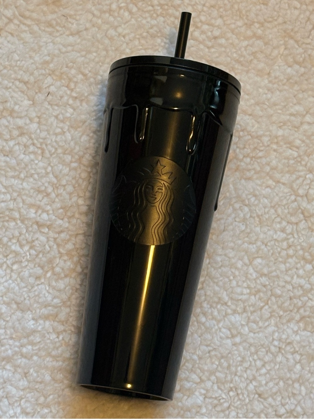 Starbucks Halloween 2024 Black Slime Drip Tumbler 24oz